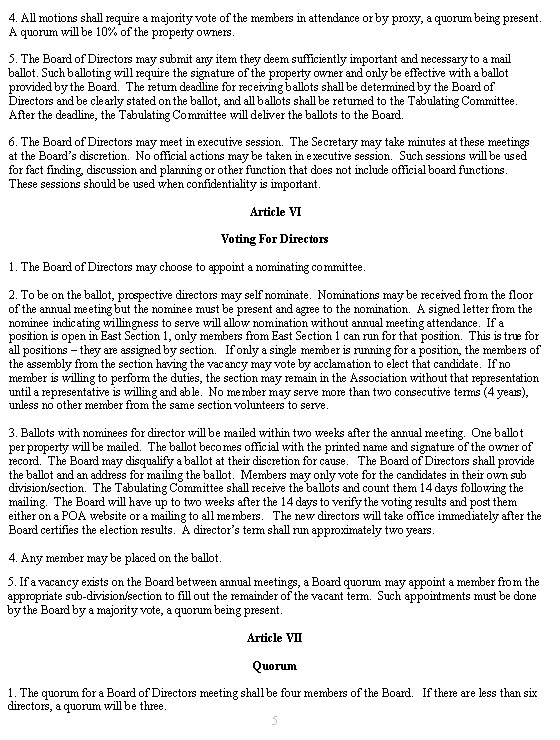 HGEPOA Bylaws