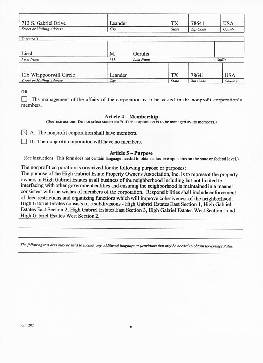 HGEPOA Articles of Incorporation - Page 3