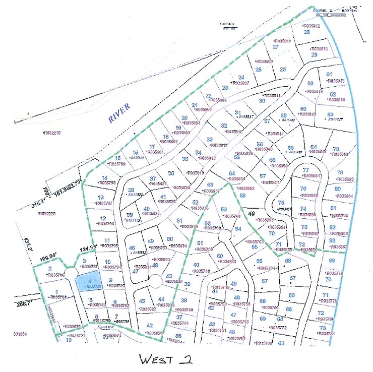 Plot Map, West, Section 2