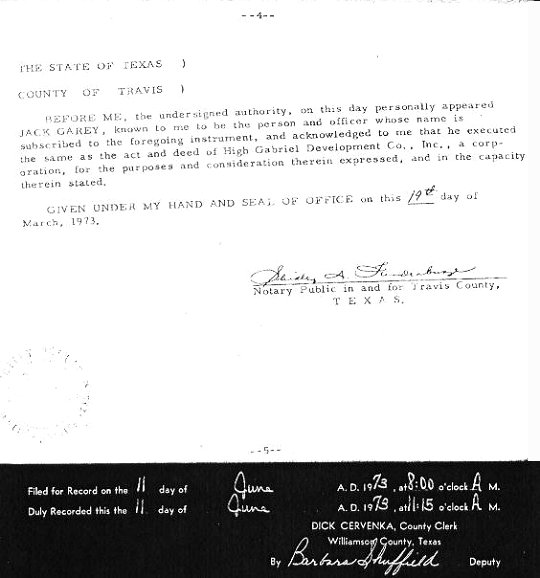 Deed Restrictions, East, Section 2