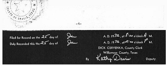 Deed Restrictions, West, Section 1