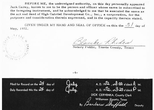 Deed Restrictions, West, Section 2