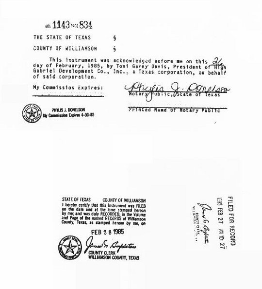 Deed Restrictions, West, Section 2